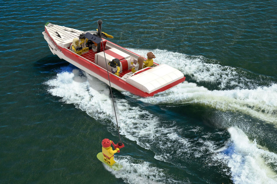 Lego store ski boat