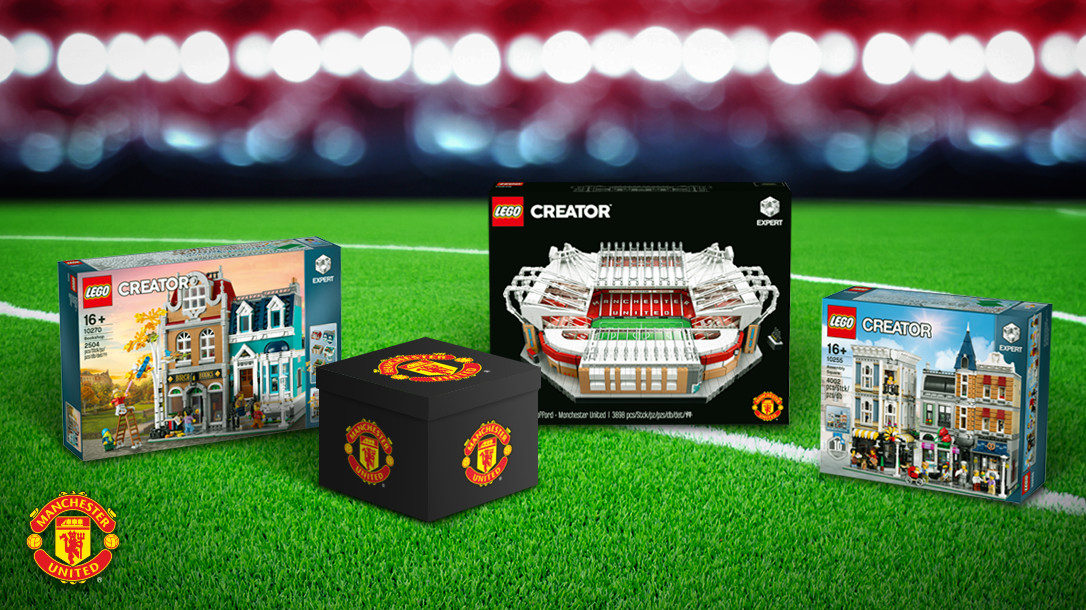 Manchester united best sale lego set