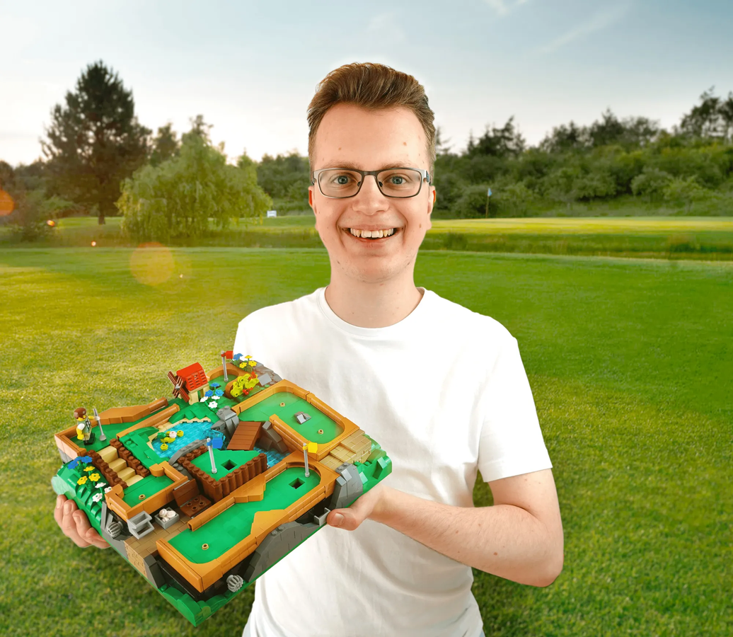 LEGO IDEAS Blog 10K CLUB INTERVIEW Working Mini Golf Course