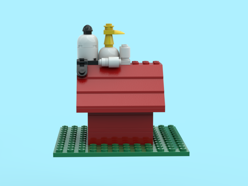 Snoopy store lego set