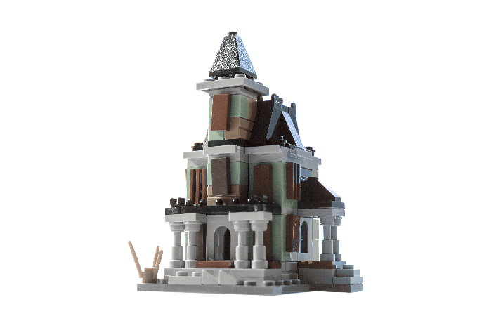 lego halloween house