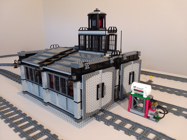 lego train shed