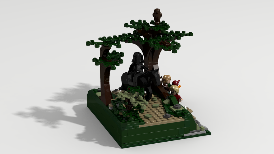 The black sale rider lego lotr