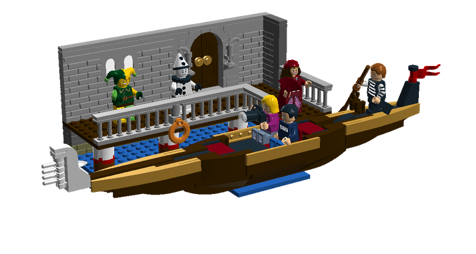 Lego gondola sale boat