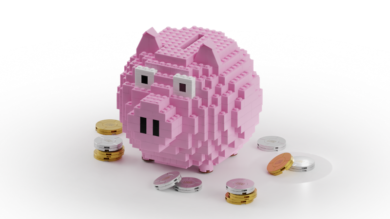 lego piggy banks