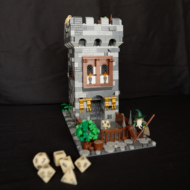 LEGO IDEAS - years of Dungeons & Dragons! - Tower of Fate-Dice Tower