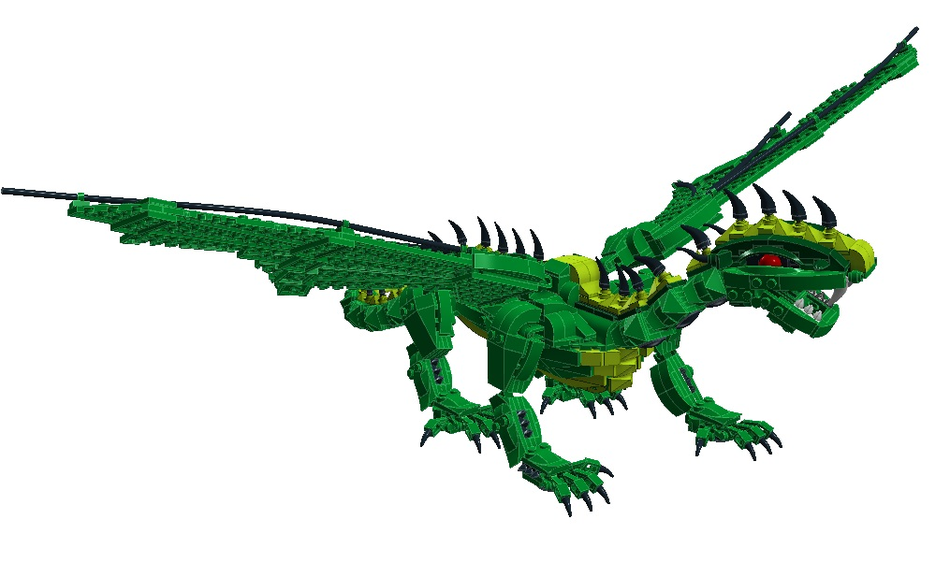 LEGO IDEAS - Lego Dragon Megafigure