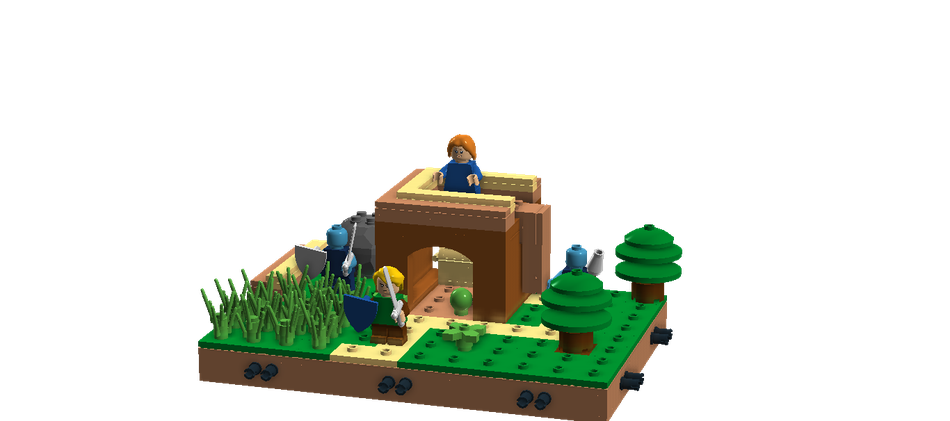 OC] The Zelda Lego-project passed 30%! The Moblin Squad says hello