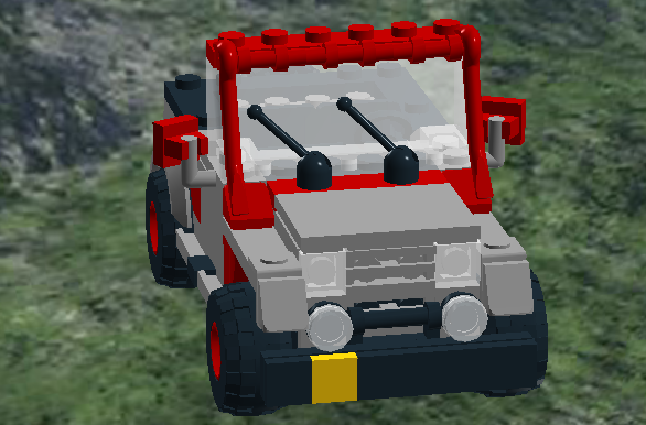 lego jurassic park jeep