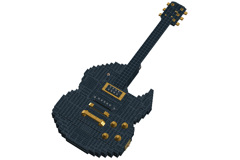 Electric Guitar Stock Photo - Download Image Now - Lego, Music