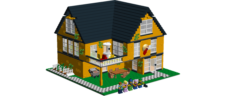 Lego store family house