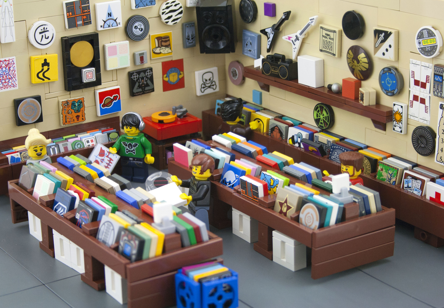 Lego best sale music store