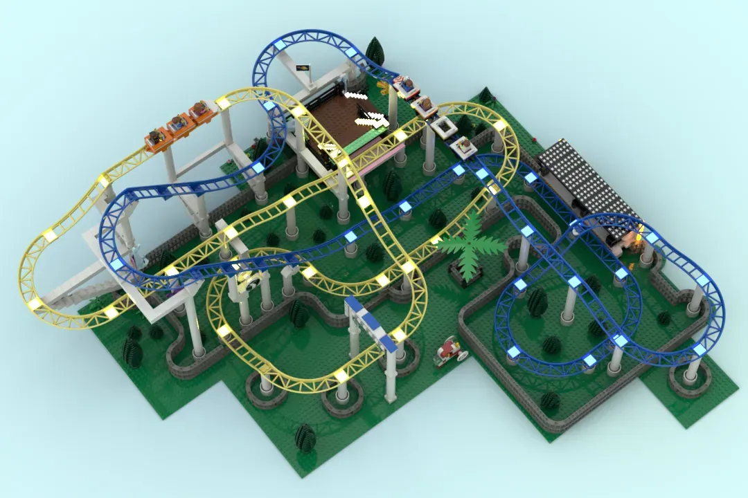 Intertwining Coasters (Sunrider and Starseeker) | LEGO® Ideas