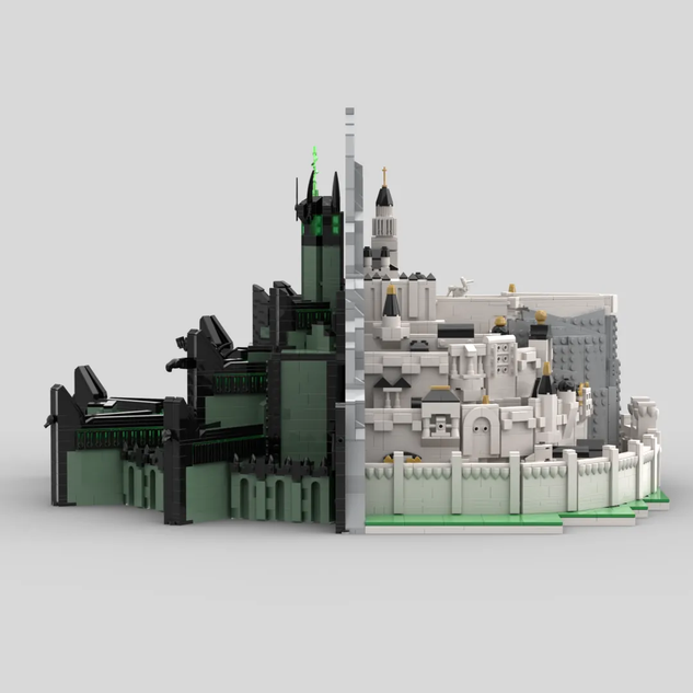 How to build Minas Tirith (Lord of the Rings) LEGO 