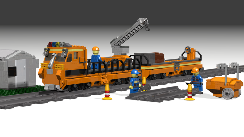 lego train crane