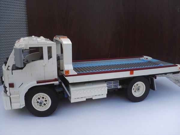 lego flatbed tow truck