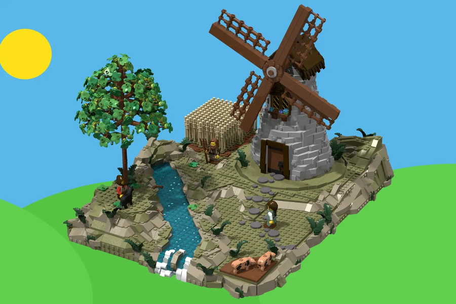 Il remake di Medieval Market Village raggiunge i 10 su LEGO Ideas