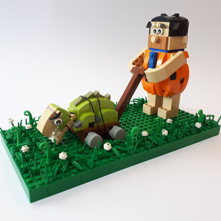 fred flintstone lego