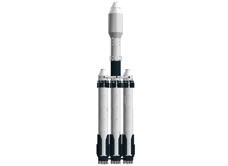 LEGO IDEAS Falcon Heavy 9 convertable