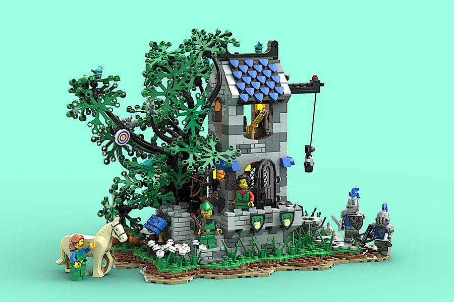 Lego ideas castle in the forest sale