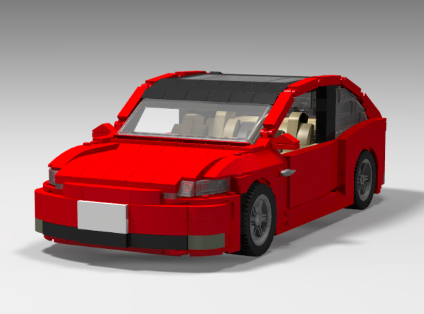 Lego cheap tesla car