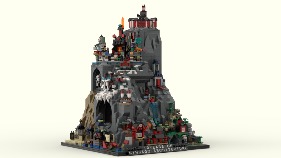 LEGO IDEAS 10 Years of LEGO NINJAGO The Mountain