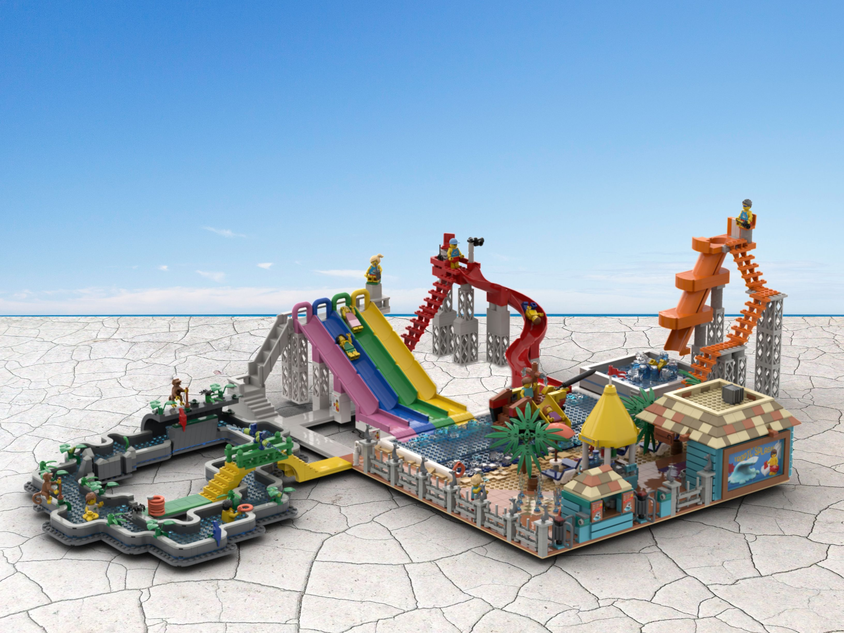 Water park lego store set