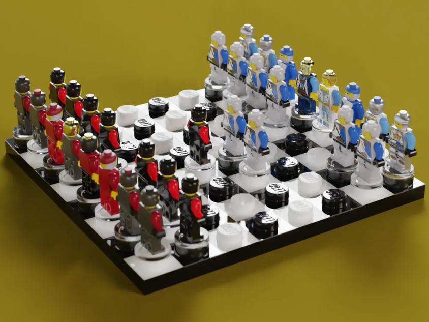 Lego kingdom 2024 chess set