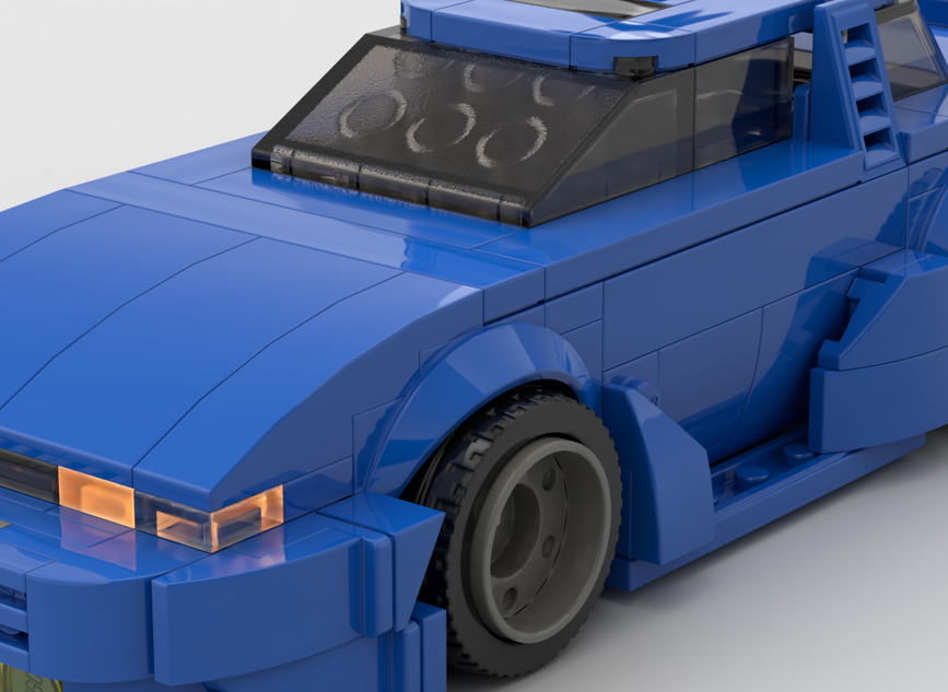 LEGO IDEAS Silego Nissan Silvia S13 Lego Style