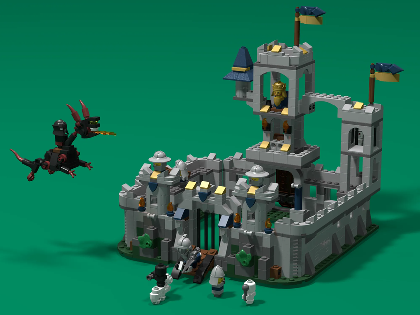 Lego castle sale siege