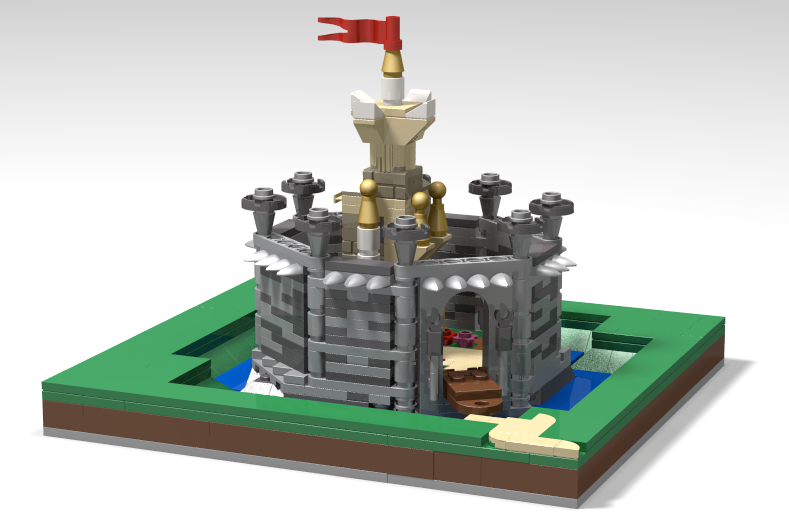 Small lego castle online