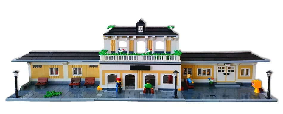 Lego train station online ideas