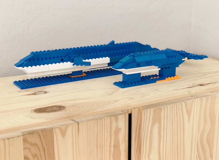 Blue 2025 whale lego