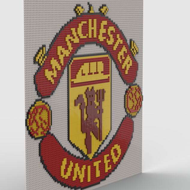 LEGO IDEAS Build United The Legendary Manchester United Crest