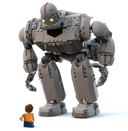 Iron giant lego amazon new arrivals