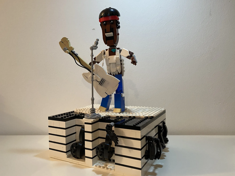 Lego guitar deals player