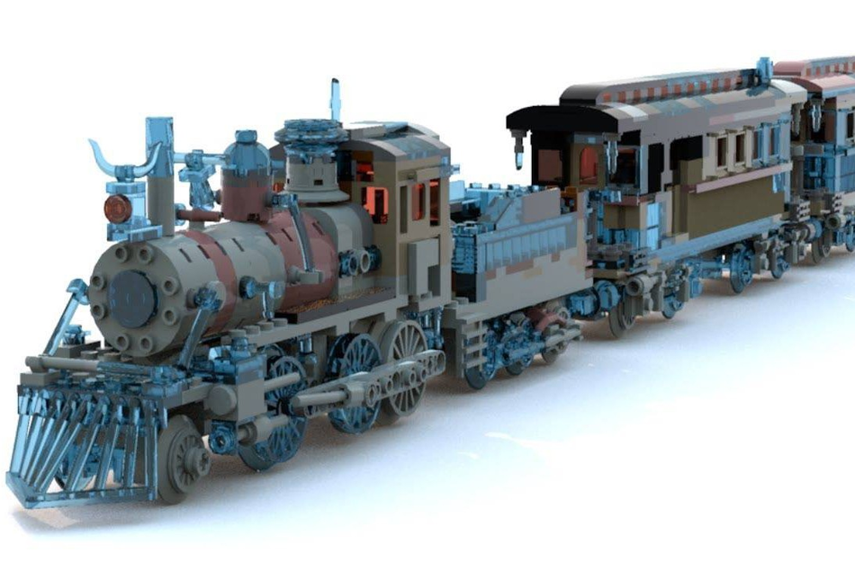 Lego halloween hot sale train