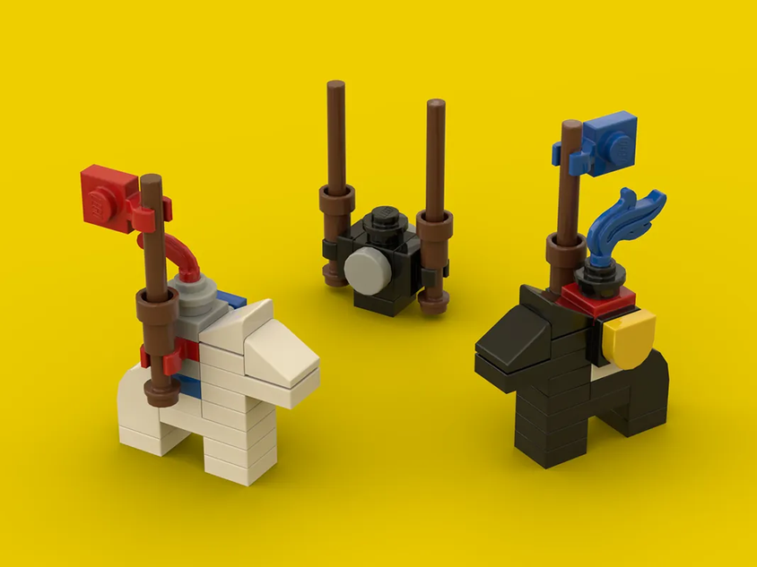 Lego jousting hot sale