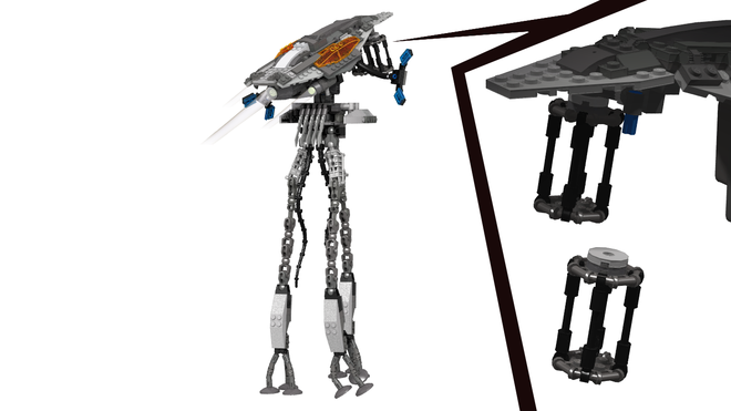 war of the worlds tripod lego