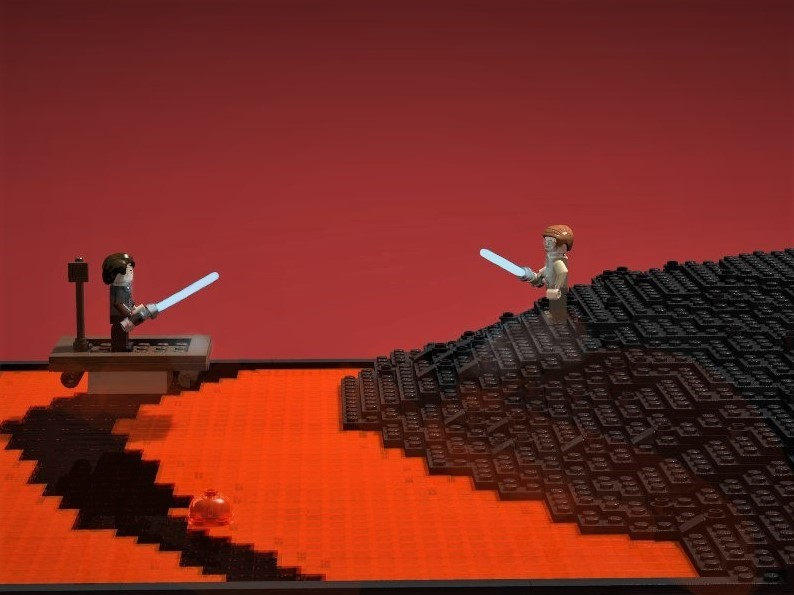 Lego star wars online lava battle