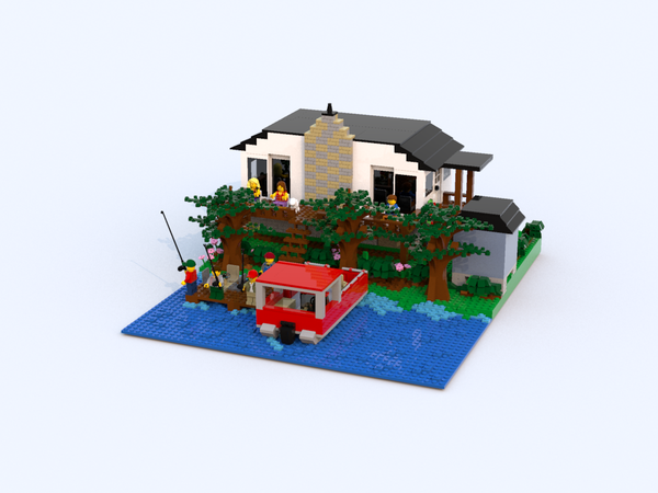 lego pontoon boat