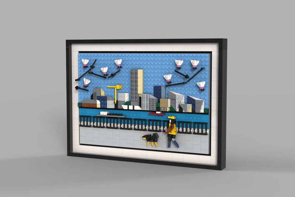 Lego framed artwork new arrivals