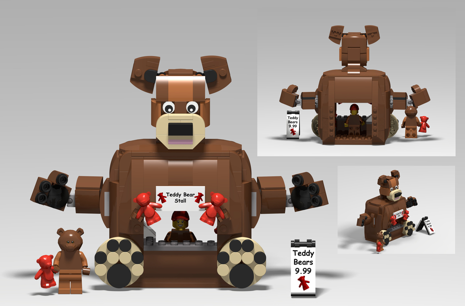 teddy bear lego