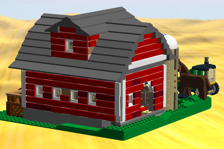 red barn minecraft