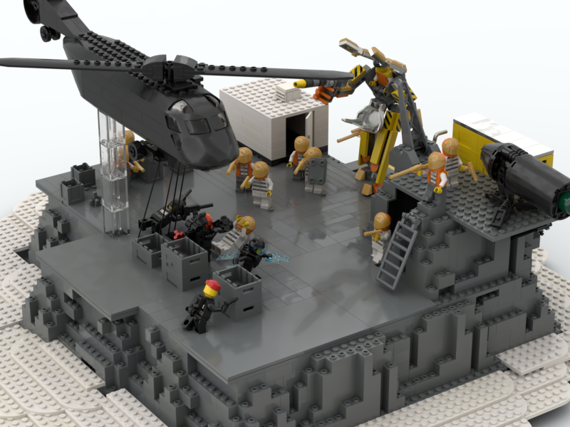 Lego army best sale base ideas