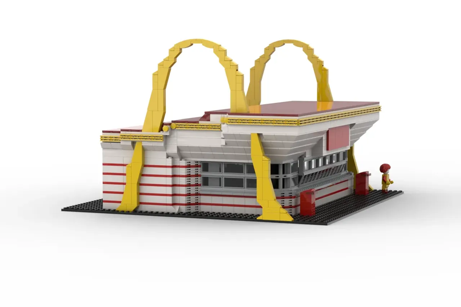 Lego mcdonald's restaurant hot sale