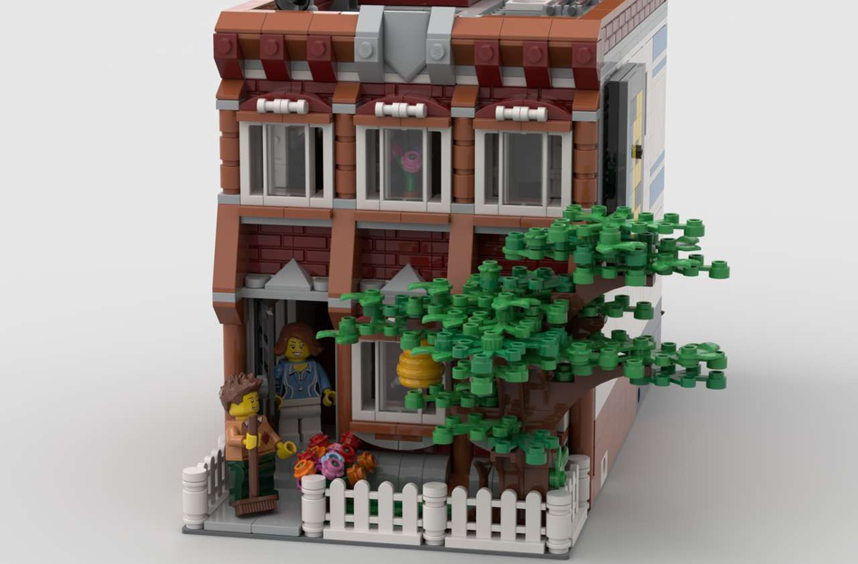 Lego discount townhouse set