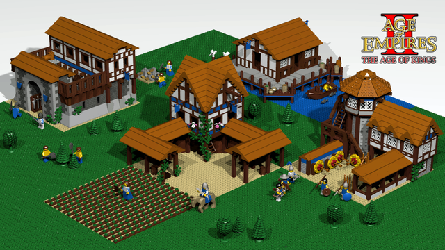 LEGO IDEAS - Medieval Fortified Farm and Stables