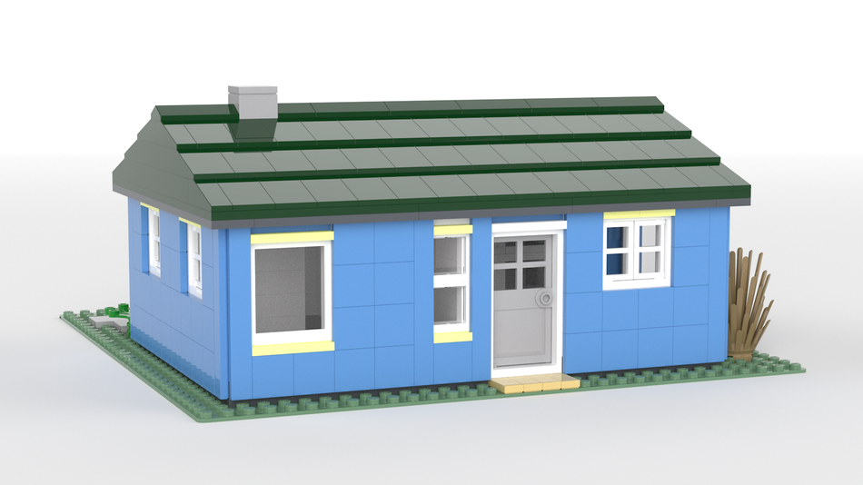 Small best sale lego house