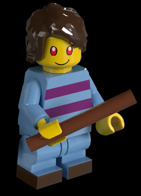 Sans best sale lego figure